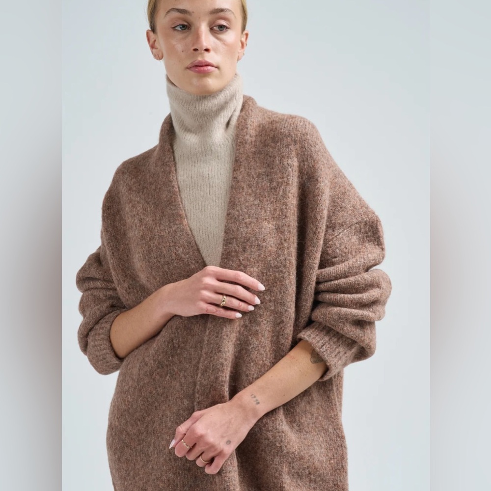 Lauren Manoogian Loft Shawl Cardigan in Spice
